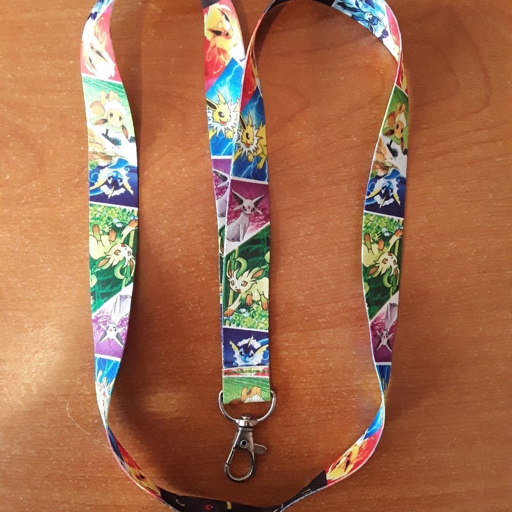 2 Most Popular Nintendo Switch Pokemon Eeveevolutions Black One Size Lanyards - Picture 6 of 8
